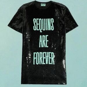 Taylor Swift TLOAS “Sequins Are Forever” Black Sequin Dress, Large NWT, RARE